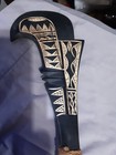 Handmade  Carved Wood 13  War Club South Pacific  Oceanic