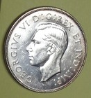 Canada 1946 50 Cents Half Dollar Bu Uncirculated Hoof In 6 Variety