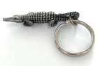 Vintage Outback Steakhouse Restaurant Alligator Croc Metal Keychain