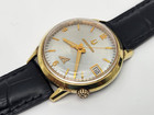 1976 Bulova Accutron 10k Gold Plated Cal 2181 Mens Dress Watch Date