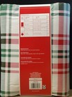 Holiday Time Peva Tablecloth Red White Green Plaid 60 X 84 Inch Rectangle Nib
