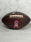 Cleveland Browns Game Used Football Psa Coa Breast Cancer Awareness Cody Kessler