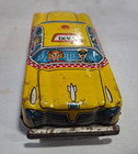 Vintage 1960 s Nomura Toys Tin Litho Taxi Cab Friction Car 3 5  Japan Tc-232