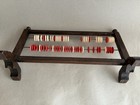 Vintage Billiard Scorekeeping Wooden Table Top Abacus