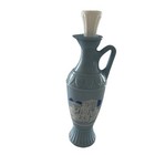 Jim Beam Decanter Milk Glass Blue Grecian Urn Socrates Plato Aristotle 1961 Vtg
