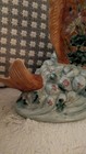 Vintage  Chinese Porcelain Koi Fish Figurine Statue12x9 