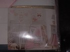 Lambs   Ivy Baby Love 4-piece Crib Bedding Set - Pink  Gold  White  Love  Hearts