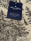 Brooks Brothers Cabin Linen Cotton Kitchen Dish Towels Set Of 3 Christmas