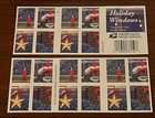Usps Usa Forever Holiday Windows Sheet Of 20 Authentic Postage Stamps Christmas