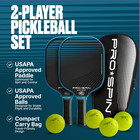 Pickleball Paddles - Usapa-approved Graphite Carbon Friction Surface Paddle - Se