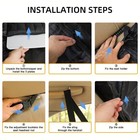 Heavy-duty Dog Car Seat Cover With Hard Bottom - Extra Large Back Seat Extender
