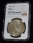 1926-s Ngc Ms64  1 Peace Dollar