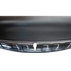 Concrete Mixing Tub Large Plastic Black 36x24x8 Wash Utility Bin 20 Gallon Pan