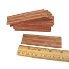 53 Flat Red   Brown Striped Paper Coin Roll Wrapper Sleeve Tubes For Us Pennies