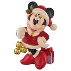 Jim Shore 2026   Holiday Minnie With Bells Statue   17  Tall   New In Box