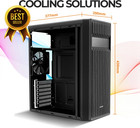 T6 Atx Mid Tower Pc Case With Pre Installed 120mm Fan Usb 3 0 5 25 Inch Odd Supp