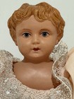 Rare Antique Doll Celluloid Minerva Germany 10 5    Tall 1930s Full Pink Dress