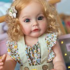 22in Real Reborn Baby Doll Lifelike Newborn Girl Full Body Vinyl Handmade Toy