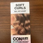 Conair 12 Large Foam Hair Rollers Hot Pink Sleep Tight Defined Curls Clamps Easy