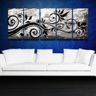 Silver Metal Wall Art Large Contemporary Abstract Sculpture Painting Decor Jones