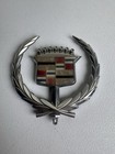 Vintage Cadillac Deville Silver Hood Ornament Emblems badges Lot Of 4
