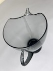 Vintage Morgantown Smoke Glass Cocktail Pitcher Mid Century Modern Mcm Grey 