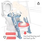 Toddler kids Potty Training Toilet Seat With Safety Stool Ladder   Splash Guard