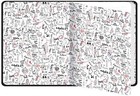 Disney Cruella Black Faux Leather Journal Writing Diary Notebook  8  X 6  97 Pgs