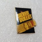 Coors Light Silver Bullet Pinback Button Beer Promo Vintage Clutch Enamel Pin