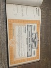 Vintage Stock Certificate Book Superior Supply Float Inc 1930s