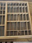 Vintage Hamilton Press Co Letterpress Printer Drawer Tray Shadow Box 32  X 16 5 