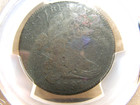 1797 Draped Bust Large Cent  Pcgs G Details  Exc  Corrosion 