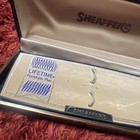 Vintage Sheaffer Wartime Lifetime 1250 14k Black Gold Fountain Pen   Pencil Set