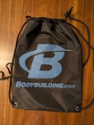 Drawstring Gym Bag  Bodybuilding com Fitness Workout Training Sack Pack Straps