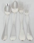 Antique German Solid 800 Silver 12pc 2pl Cutlery Set Knife Fork Spoon Sterling