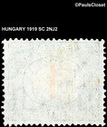 Hungary 1919 Sc 2nj2 Hungarian Occupation By Romania P15 Mvlh Fine