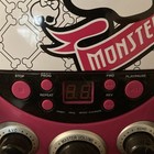 Monster High Disco Party Cd Player   Karaoke Machine Missing Mic Knob Tested