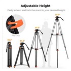 K f Concept 80  Video Dv Tripod Heavy Duty Aluminum Alloy Camera Tripod Stand