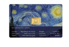 Chad Vincent Van Gogh Starry Night 1 1000 Oz Gold Coin In Card