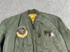Vintage Alpha Industries Ma-1 Flying Bomber Jacket 1964 Size Medium Mans Vietnam
