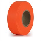 Ipg Flagging Ribbon  1 18  X 50 Yd  Orange Glow  single Roll 