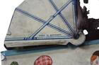 Antique Ges Gesch Germany Tin Litho Toy Baby Doll Buggy Stroller Miniature Toy