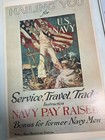 1973 Navy Recruitment Poster By Jc Leyendecker  hailing You  24x37  Rare Item