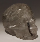 2  Natural Garden Quartz 126g Hand Carved Crystal Skull Realistic Healing