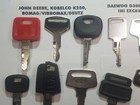 12 Key Set Cat  John Deere  Komatsu  Kato  John Deere  Kubota  Bobcat  Liebherr 
