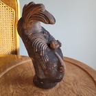 Pre-columbian Style Figure Pottery Head Statue Maya Inca Aztec Mexico   Read