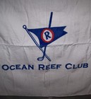 New  55 Tremont Sporting Company Golf Or Beach Towel Ocean Reef Club 24x46 In