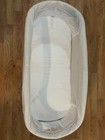 Baby Delight Snuggle Nest Bassinet Portable Infant Bed 0-5 Months Organic Oat