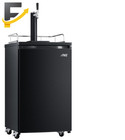Single Tap Kegerator 4 9 Cu  Ft Black Abda049adbs New