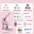 Button Maker Machine 3 Sizes Diy Pin Making Machine 1 1 25 2 25 Inch 300 Button